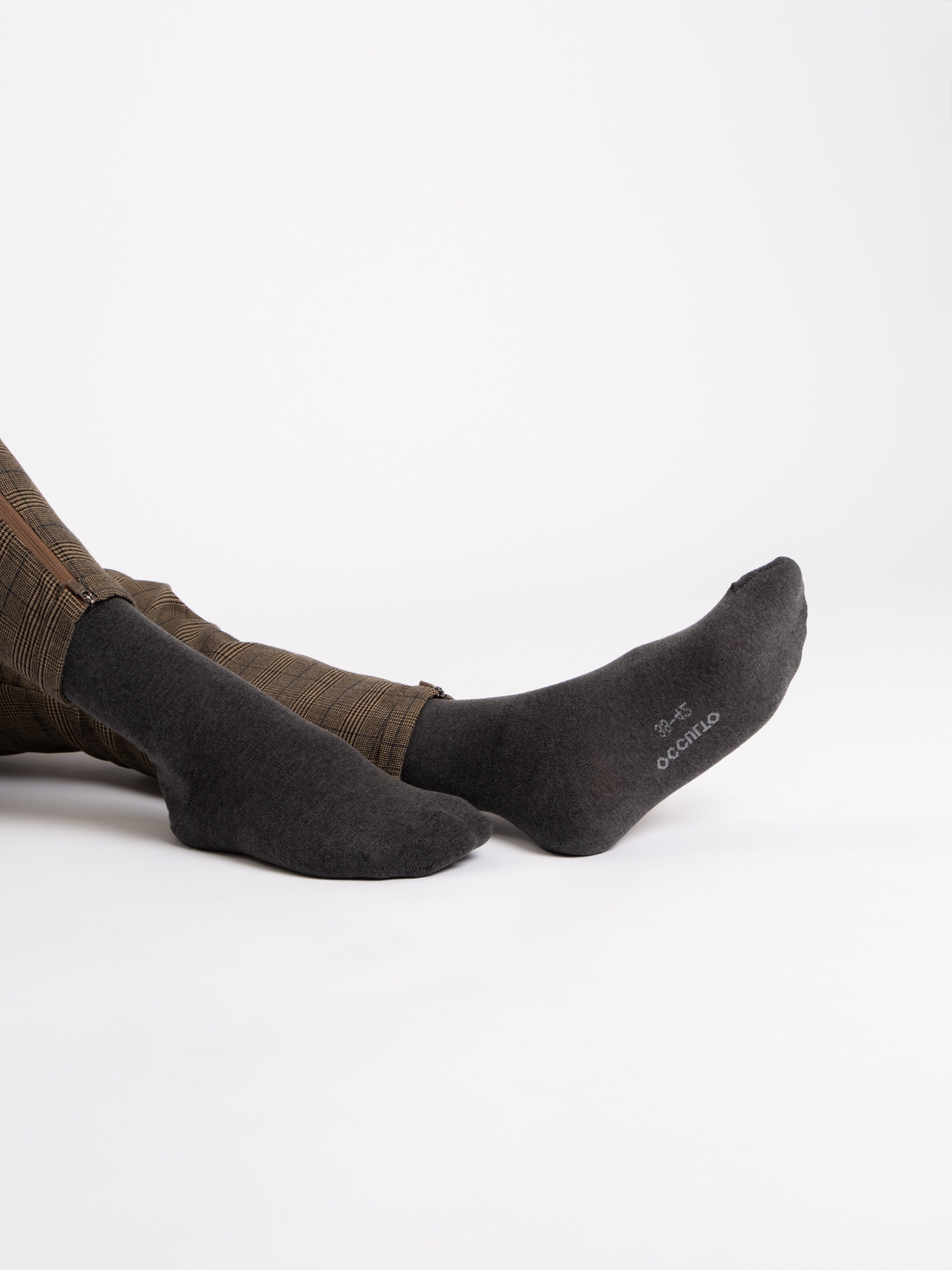 Occulto Socks 'Diabetiker Goetz' in Brown