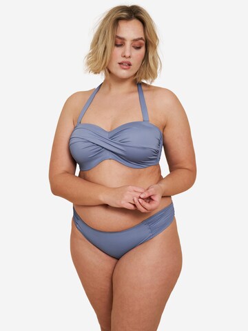 Bandeau Hauts de bikini 'Monaco' SugarShape en bleu : devant