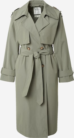 Abercrombie & Fitch Between-Seasons Coat in Green: front