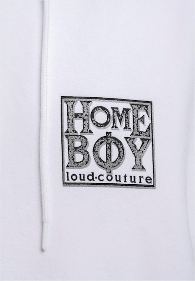 HOMEBOY Sweatshirt 'Old School' i sort / hvid, Produktvisning