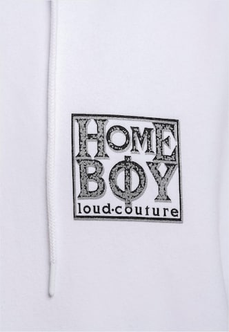 Sweat-shirt 'Old School' HOMEBOY en blanc