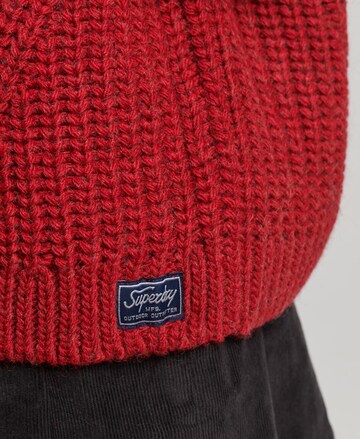 Pull-over Superdry en rouge