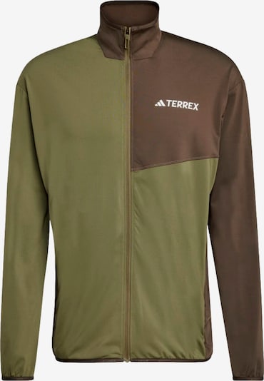 ADIDAS PERFORMANCE Veste de survêtement 'MT CW' en L en vert, Vue avec produit