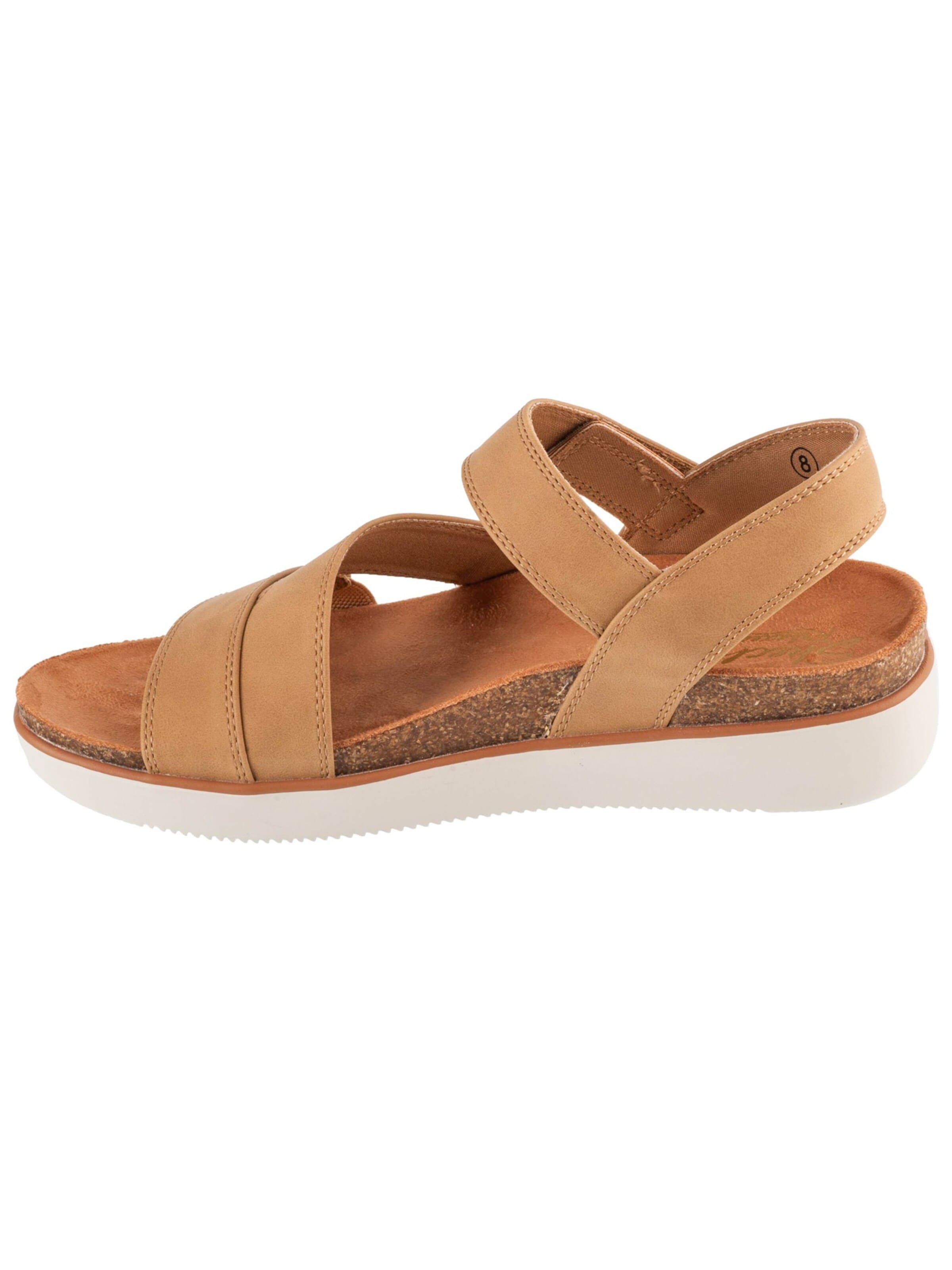SKECHERS Sandal 'Skechers Lifted Comfort' in Brown: front