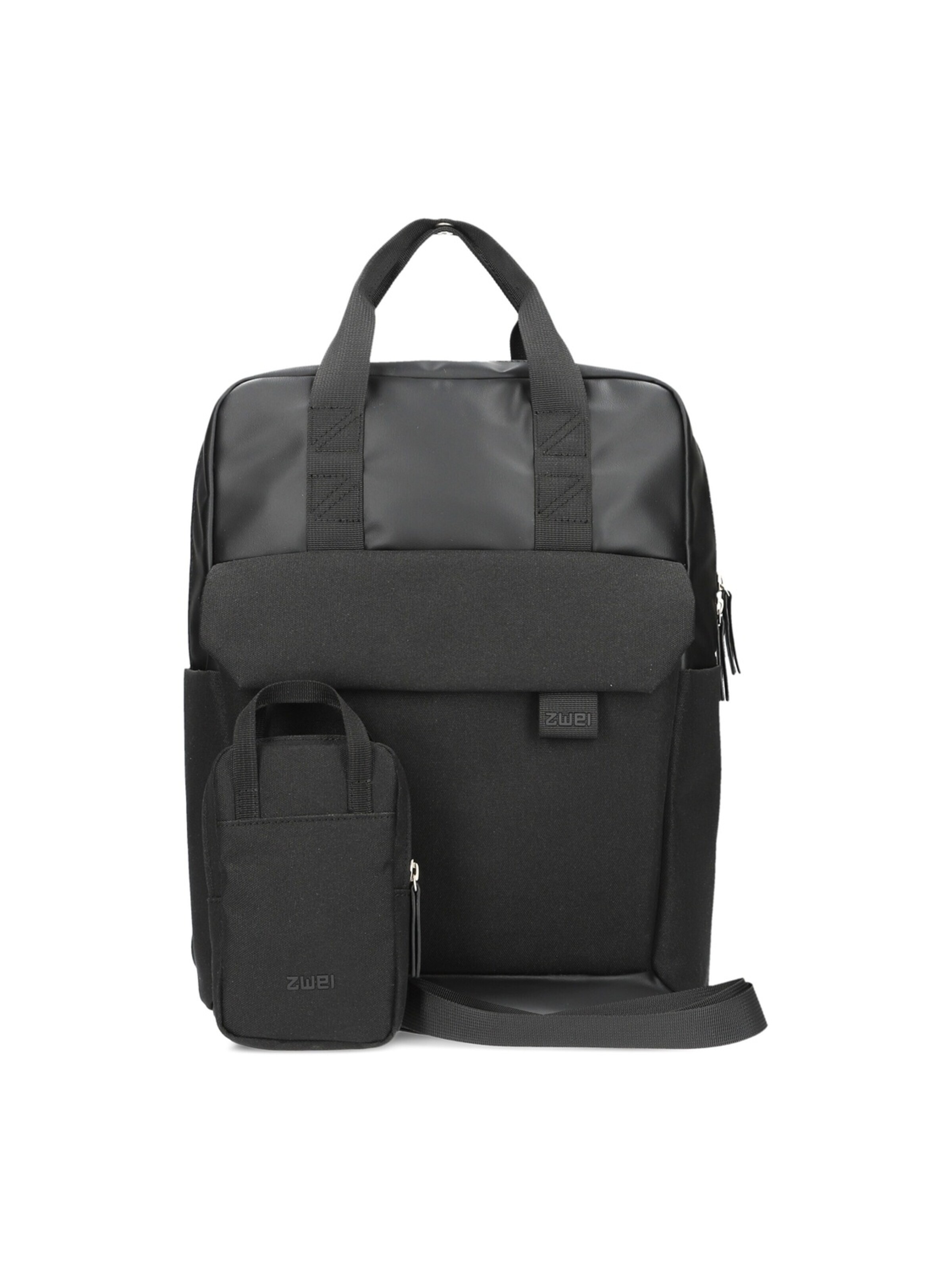 ZWEI Rucksack 'LOU LUR160'‌‌‌‌‌‌‌‌‌ in Schwarz: Vorderseite