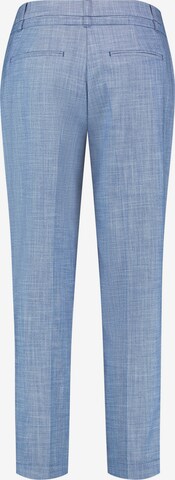 GERRY WEBER Regular Trousers with creases in Blue