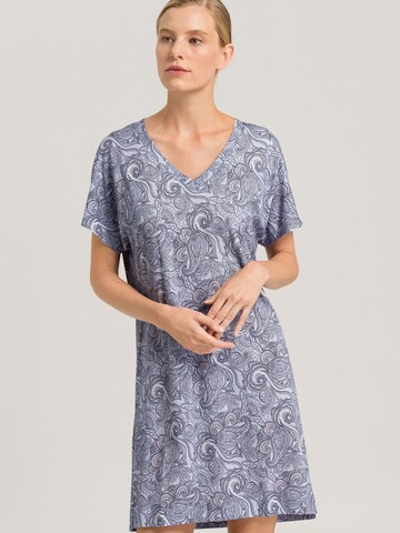 Hanro Nightgown 'Sleep & Lounge' in Blue: front