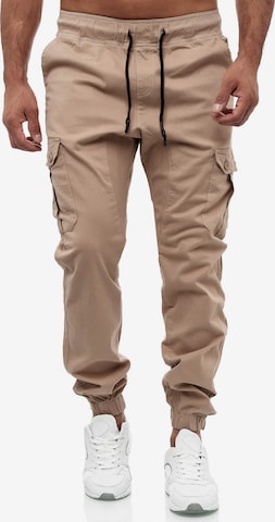 Tazzio Cargobroek '16610' in Beige: voorkant