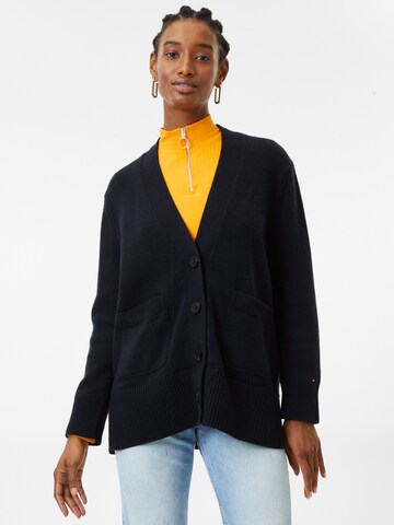 TOMMY HILFIGER Strickjacke in Blau: predná strana