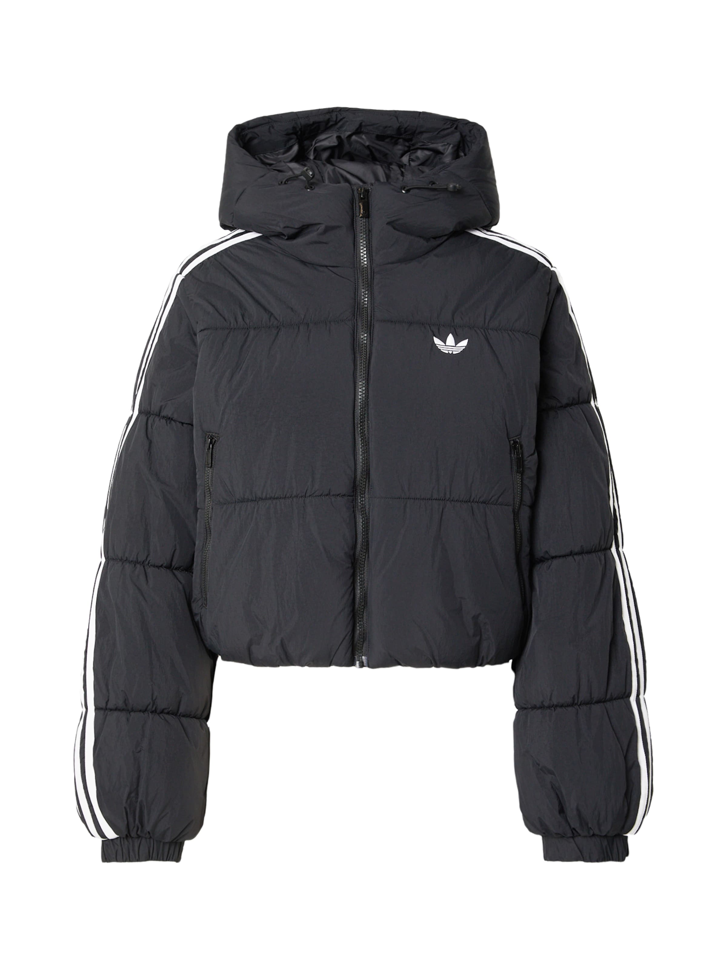 Geacă de primăvară-toamnă de la ADIDAS ORIGINALS pe negru: față