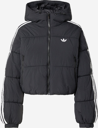 ADIDAS ORIGINALS Prechodná bunda, veľkosť XS - čierna / biela, Produkt