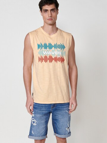 KOROSHI Shirt in Orange: front