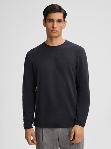 STRELLSON Shirt 'Riko' in Zwart: voorkant