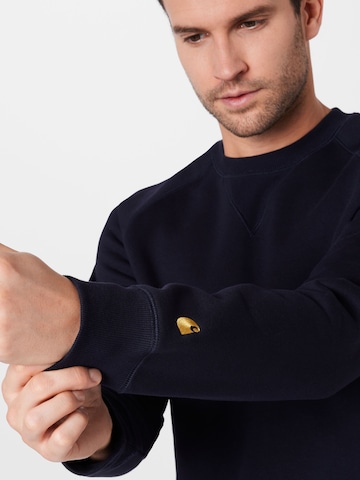 Carhartt WIP Sweatshirt 'Chase' in Blau