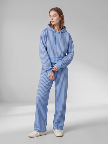 Wide Leg Pantalon Copenhagen Studios en bleu : devant