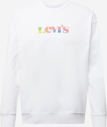 Felpa 'Relaxd Graphic Crew' di LEVI'S ® in bianco: frontale