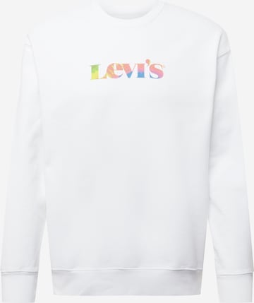 Sweat-shirt 'Relaxd Graphic Crew' LEVI'S ® en blanc : devant