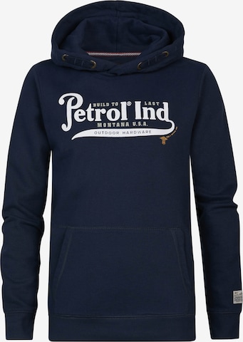 Petrol Industries Sweatshirt 'Bolingbrook' in Blue: front