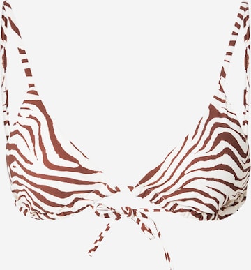 ETAM Kolmio Bikinitoppi 'TANZANIA' värissä beige: etupuoli