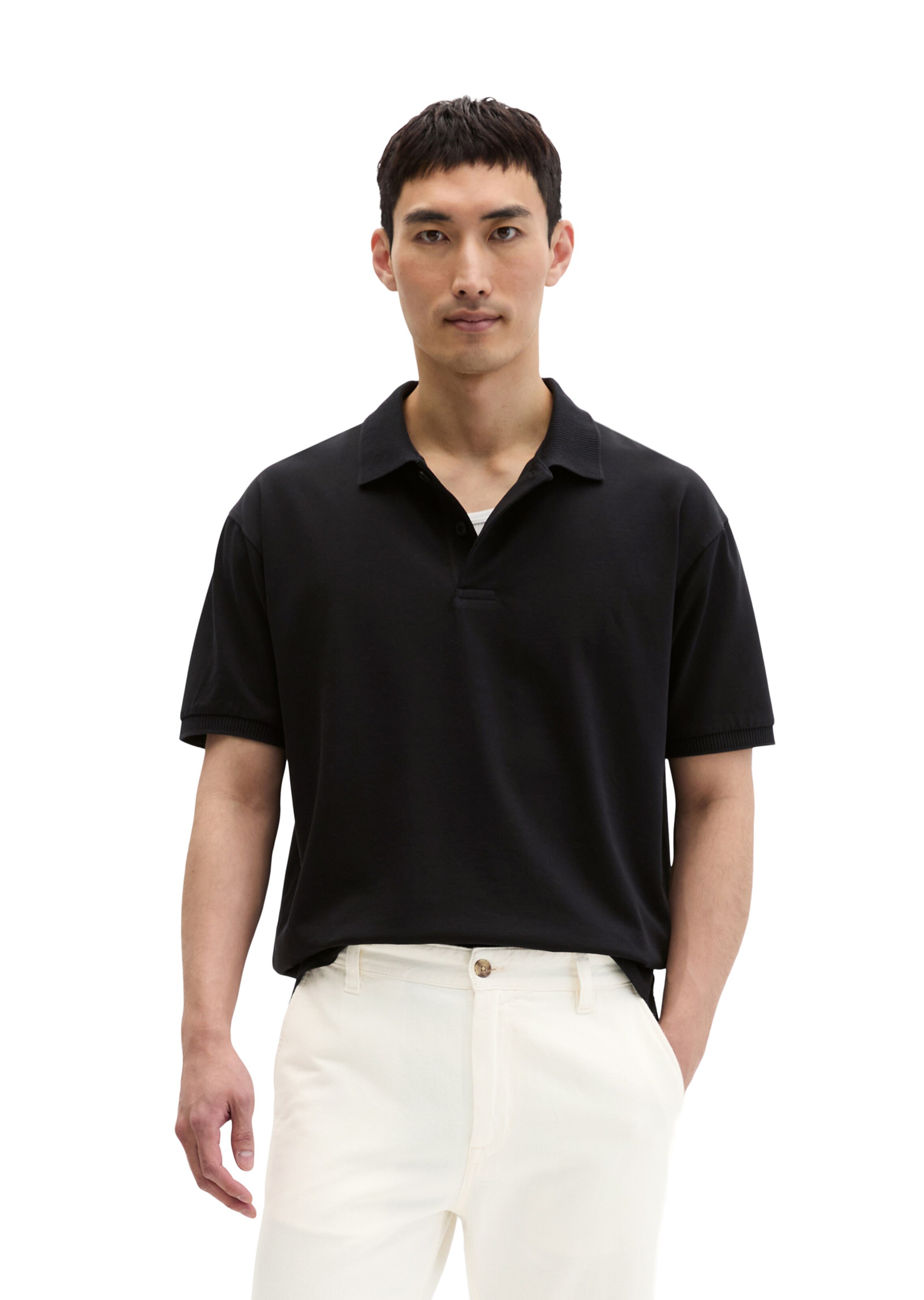 T-Shirt Marc O'Polo en noir : devant