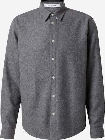 minimum Regular fit Button Up Shirt 'Waynes' in Grey: front