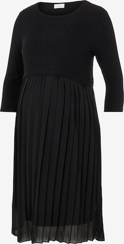 Robe 'Raina' MAMALICIOUS en noir : devant