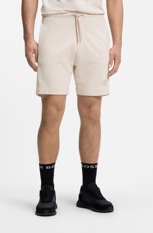 BOSS Loosefit Hose ' JT ' in Beige: Vorderseite