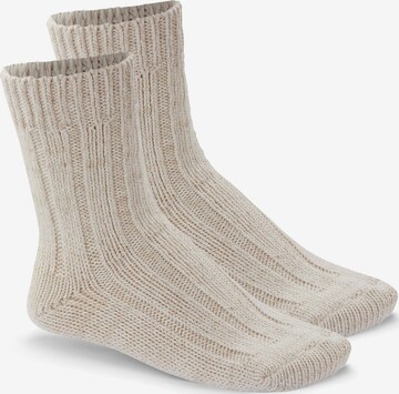 Chaussettes BIRKENSTOCK en beige : devant