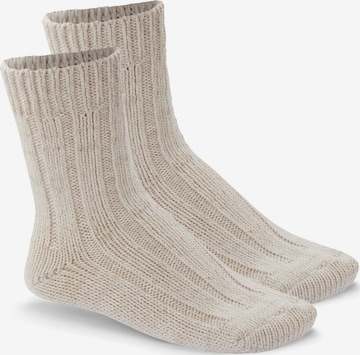 BIRKENSTOCK Socks in White: front