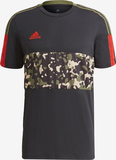 ADIDAS PERFORMANCE Funktionsskjorte 'Tiro Graphic' i sort, Produktvisning