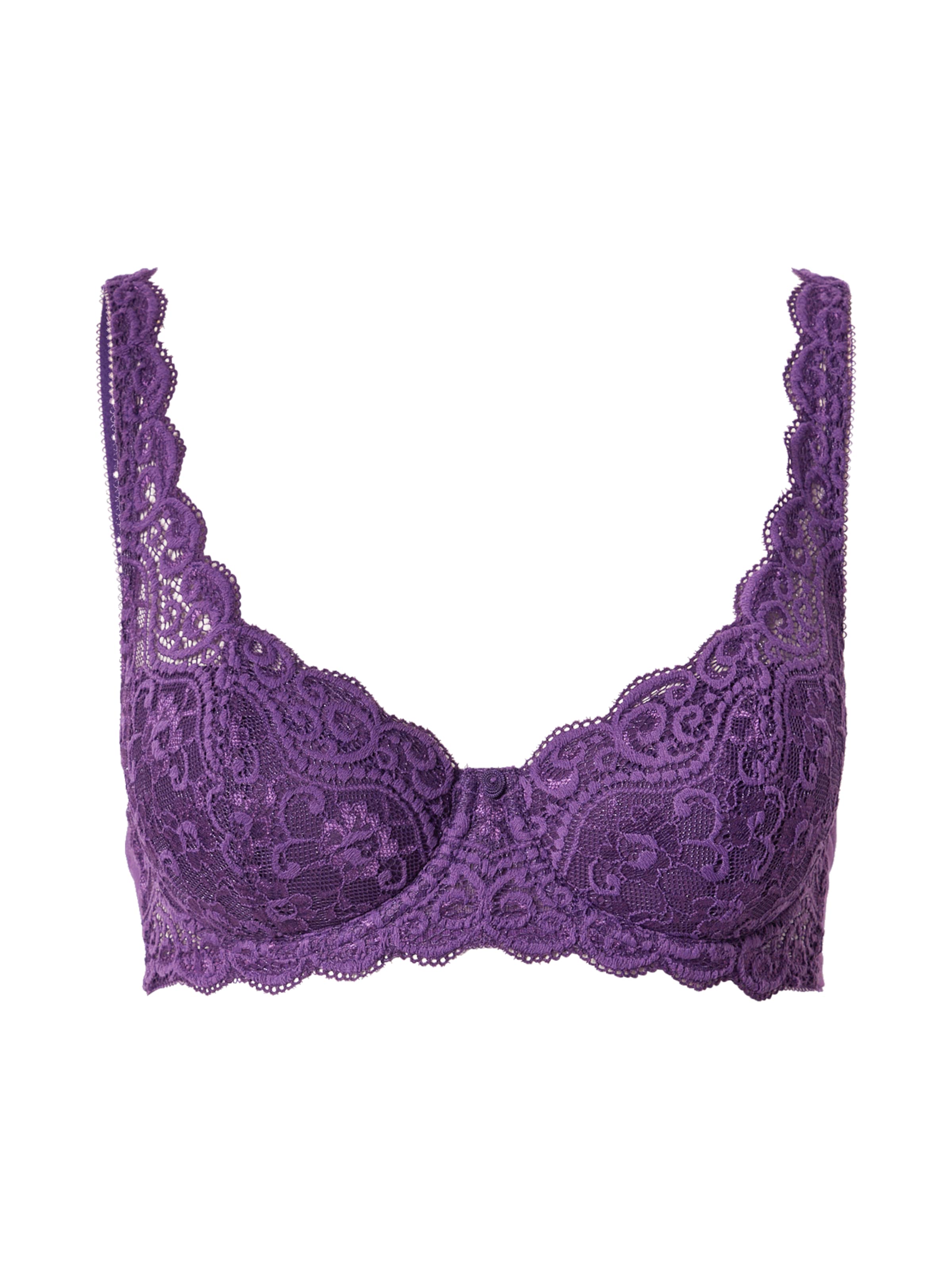 TRIUMPH T-shirt Bra 'Amourette' in Purple: front