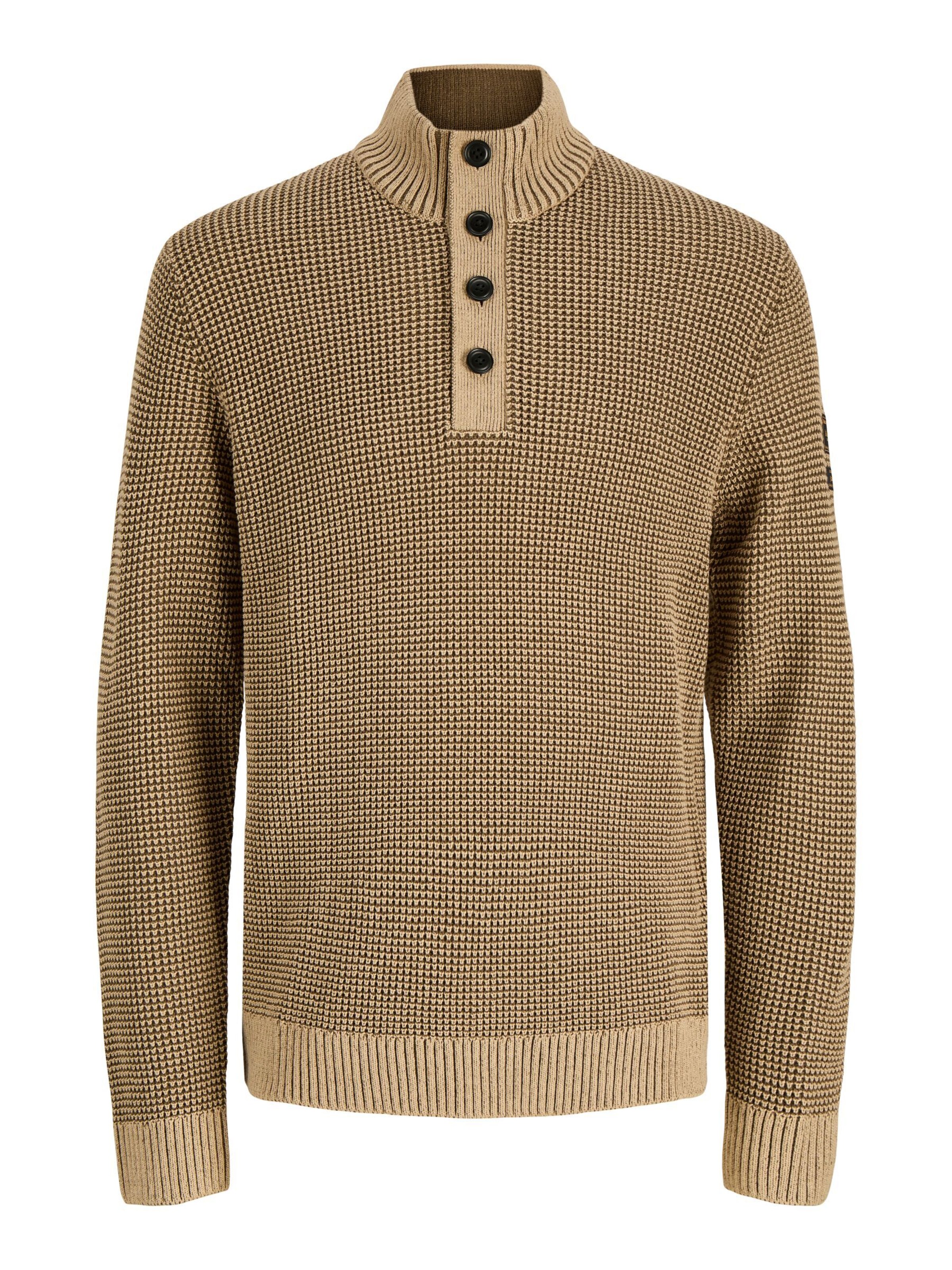 JACK & JONES Pullover 'JJElias' i brun: forside
