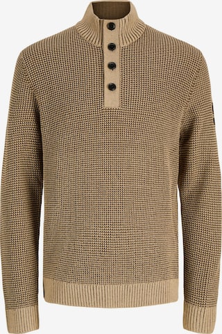 JACK & JONES Pullover 'JJElias' i brun: forside