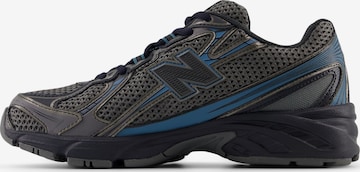 Baskets basses '740' new balance en noir : devant