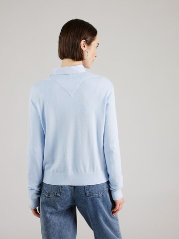 Tommy Jeans Sweater 'ESSENTIAL' in Blue