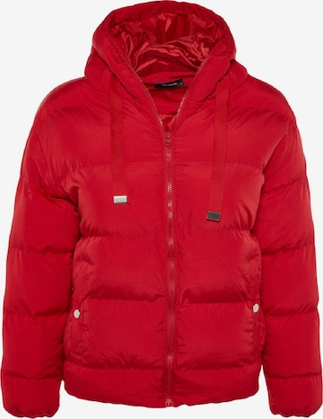 TrendyolPrijelazna jakna - crvena boja: prednji dio