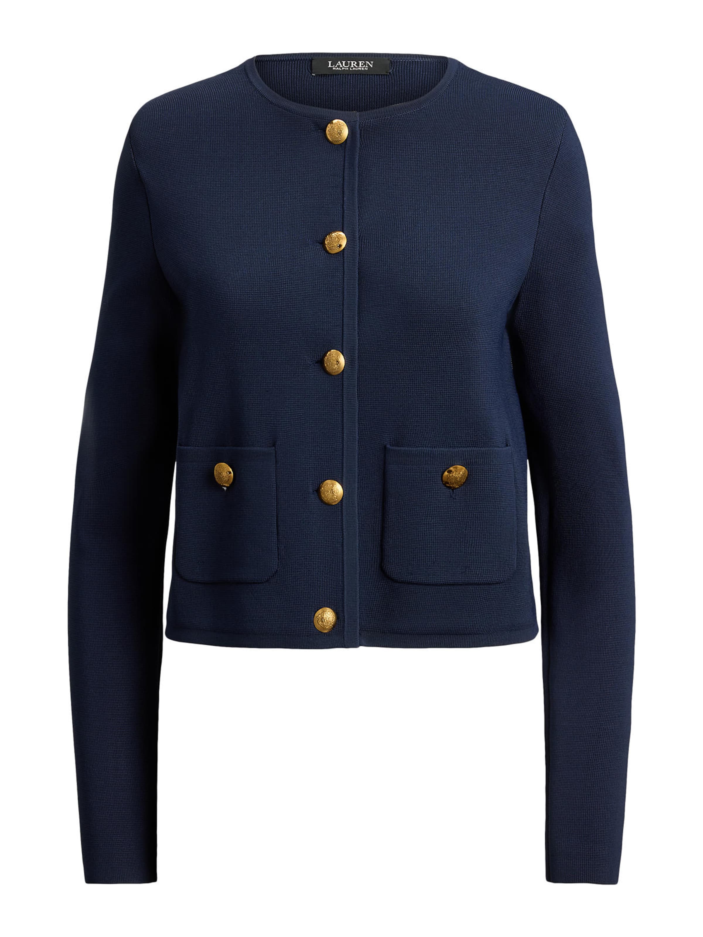 Lauren Ralph Lauren Strickjacke in Blau: Vorderseite