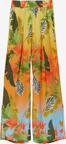 Desigual Wide leg Broek in Gemengde kleuren: voorkant