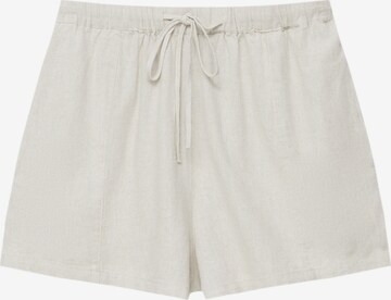 Pull&Bear Regular Shorts in Beige: predná strana