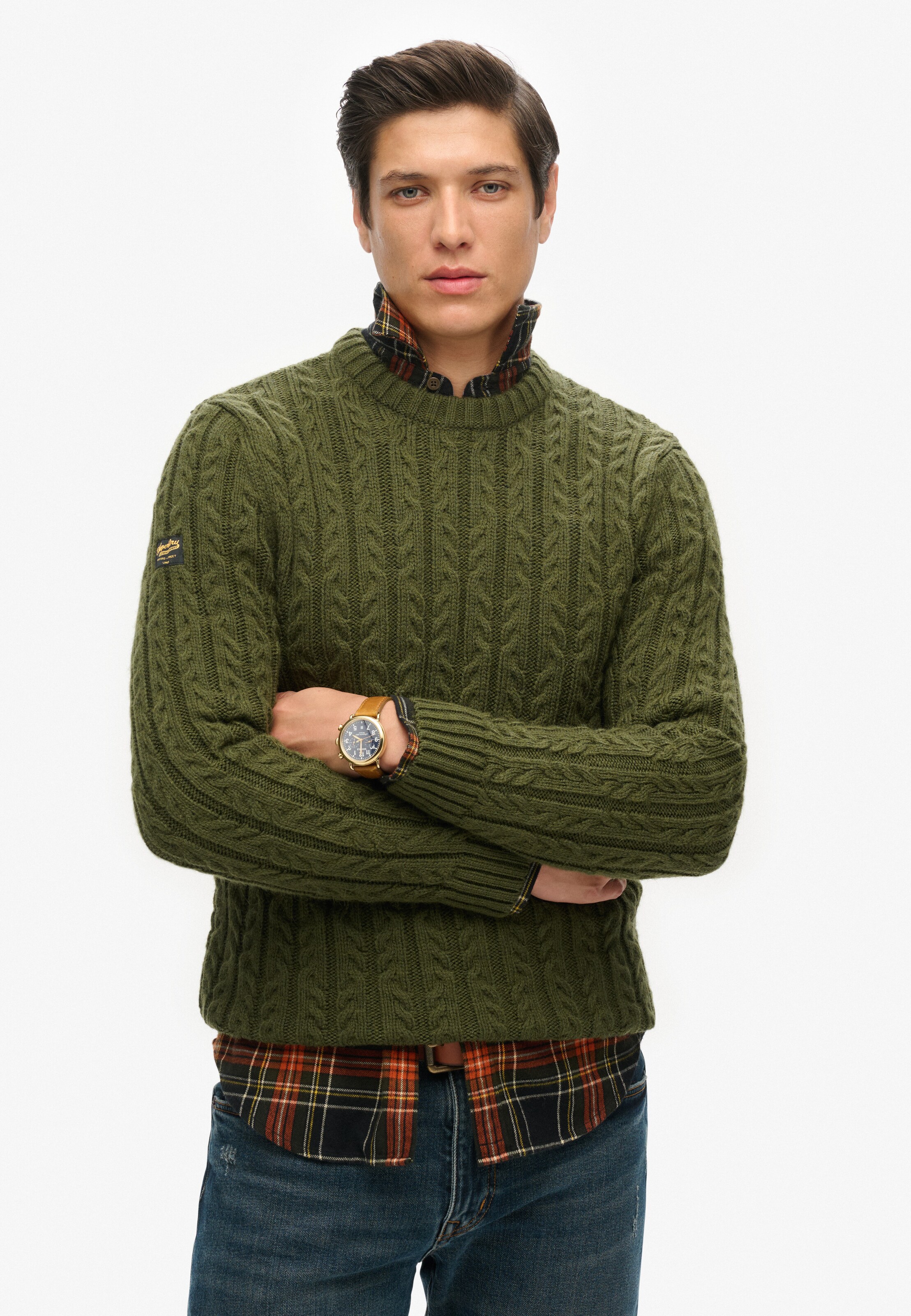 Pull-over Superdry en vert