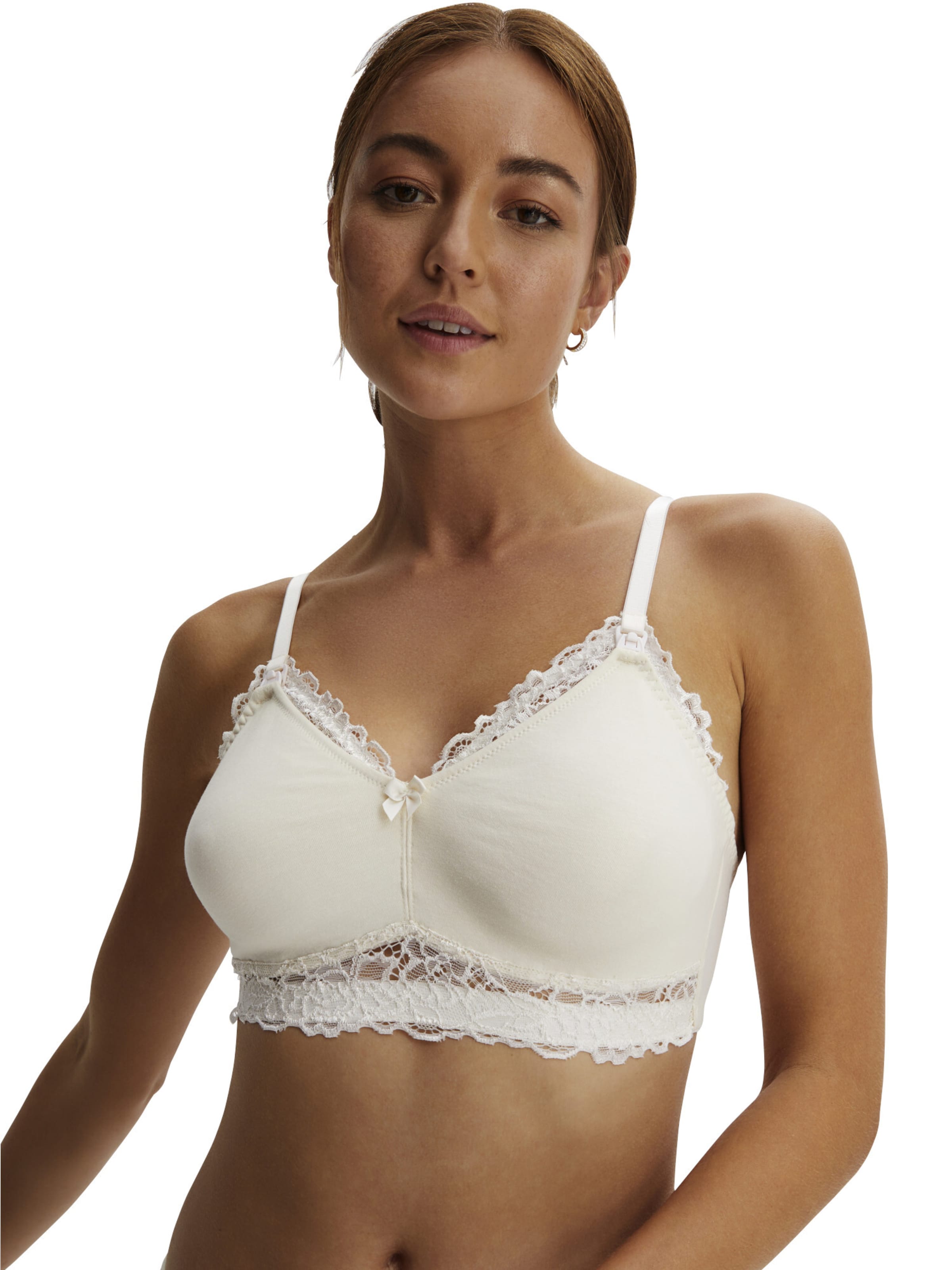 bonprix Voedingsbh in Beige: voorkant
