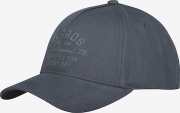 LERROS Unifarbene LERROS-Basecap in Blau: Vorderseite