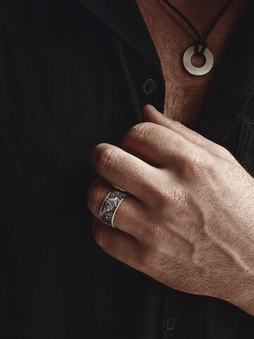 REYTEL Ring 'MONEY GRABBING FISH'‌‌‌‌‌ in Silber