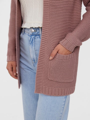 VERO MODA Knit Cardigan in Pink