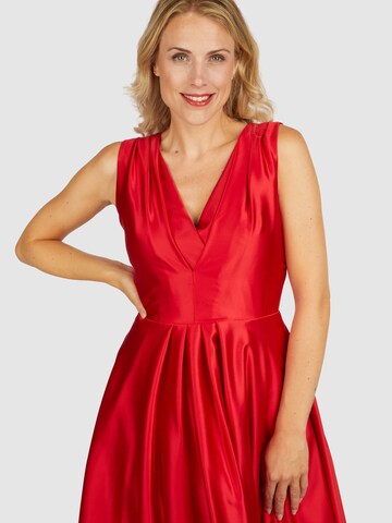Robe de soirée KLEO en rouge