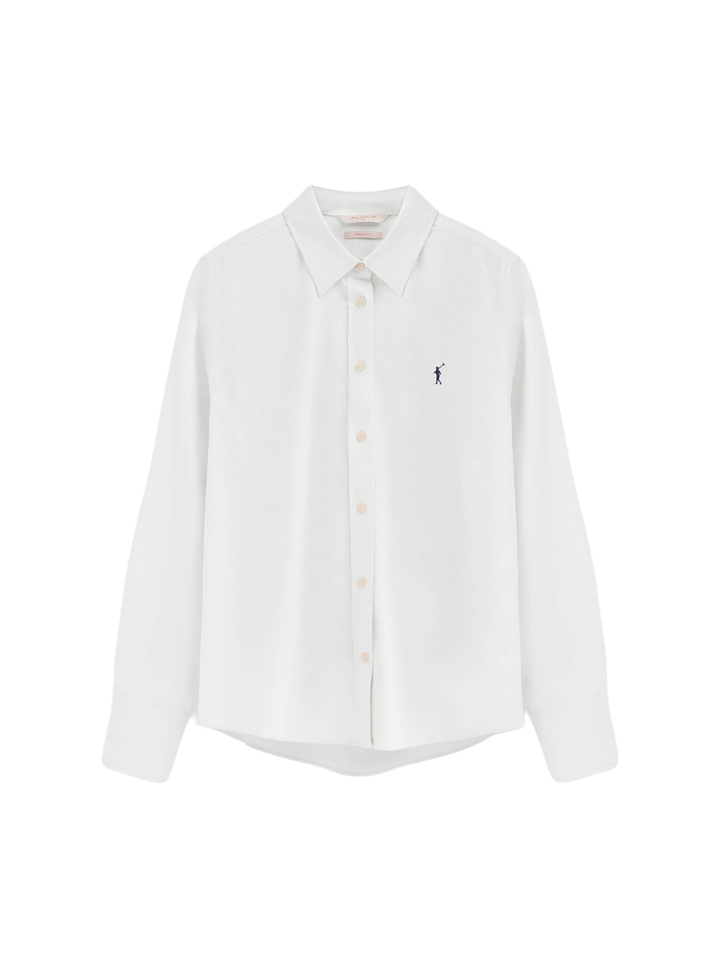 Polo Club Bluse in Weiß: Vorderseite