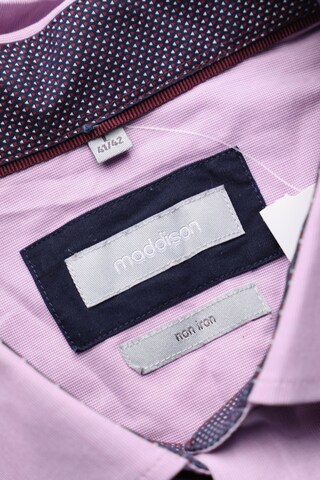 maddison Button Up Shirt in L in Purple