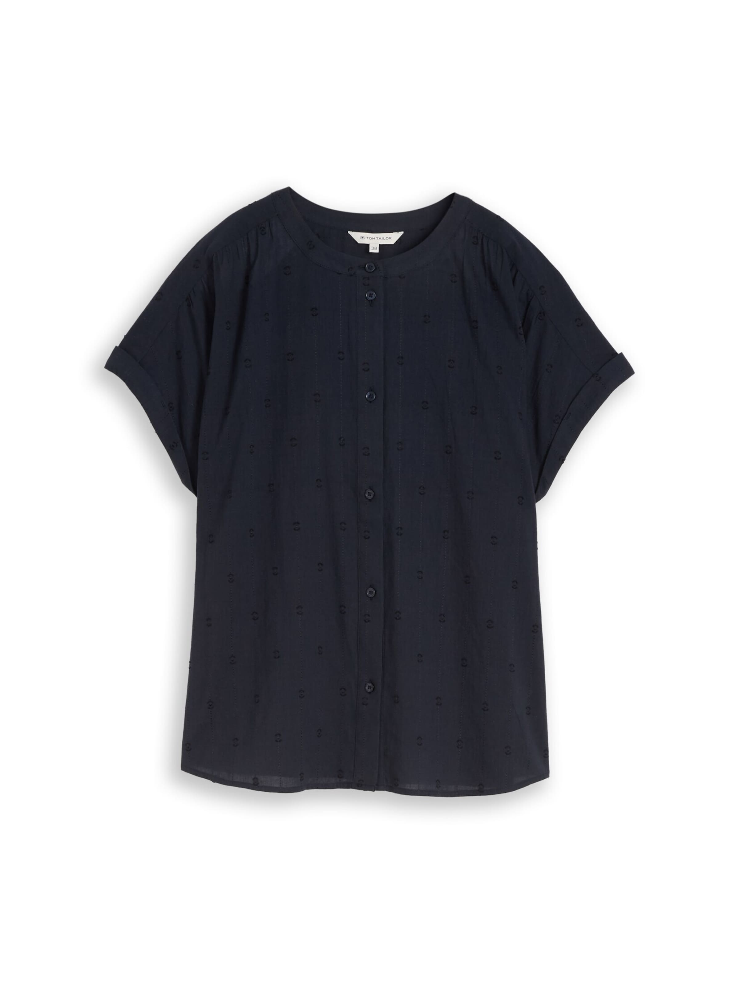 TOM TAILOR Blouse in Blauw: voorkant