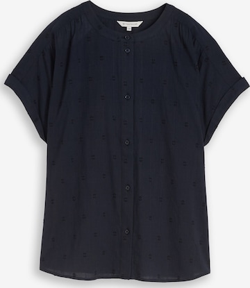 Chemisier TOM TAILOR en bleu : devant