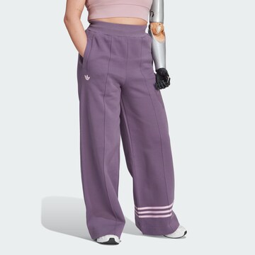 Wide Leg Pantalon 'Adicolor Neuclassics' ADIDAS ORIGINALS en violet